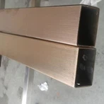 Tube Píob Cearnóg Cruach Dhosmálta Le haghaidh Ráillí